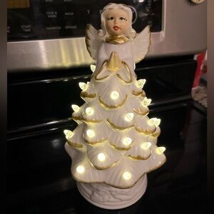 Mr. Christmas Lighted Angel Tree Figurine